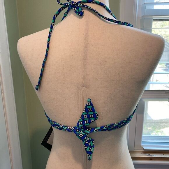 NWT Echo Womens Side Tie Printed Beachwear Swim Bottom and Top Sz. Small - Picture 9 of 10